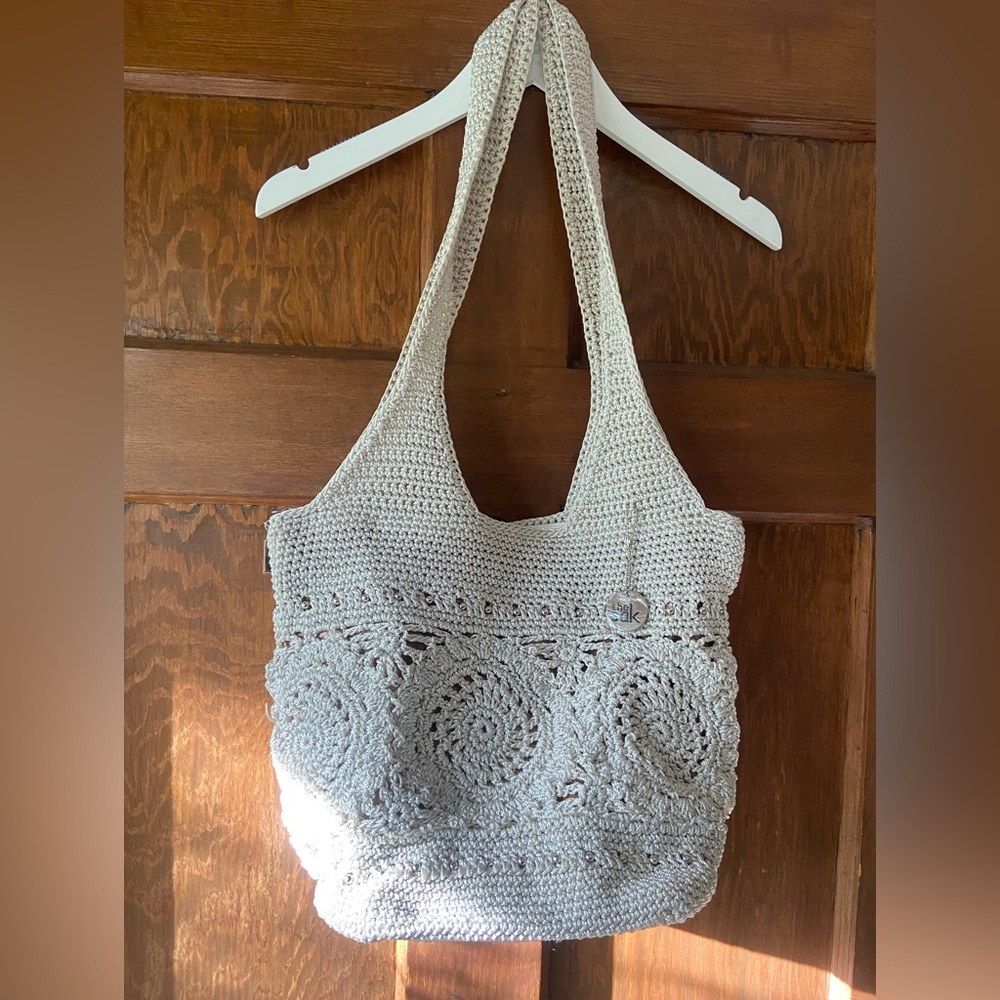 Beautiful The Sak Large Crochet Hobo Bag - Cream. New.